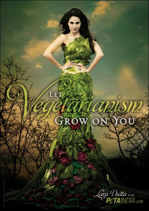 Lara Dutta goes Vegetarian, the PETA way