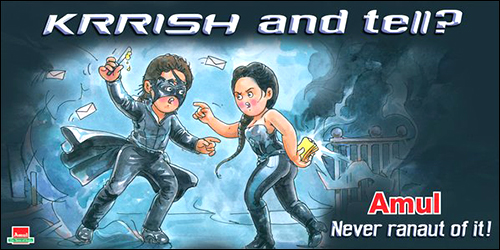 Check out: Amul’s take on Hrithik Roshan and Kangna Ranaut’s legal spat
