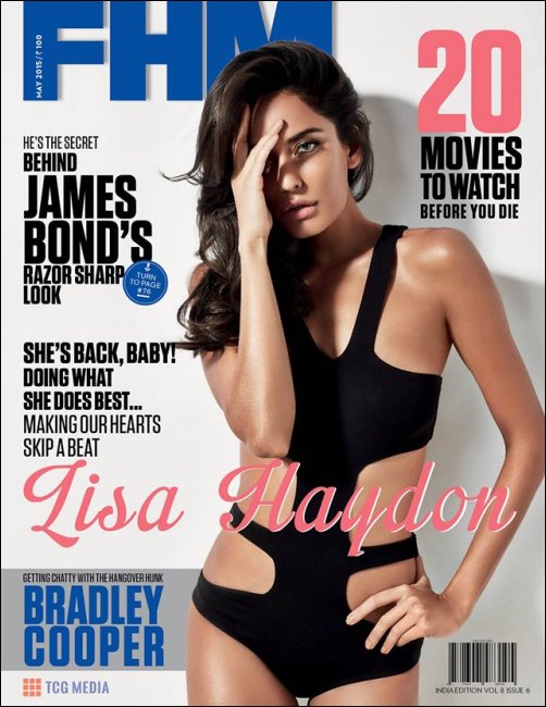 Check out: Lisa Haydon sizzles on the cover of FHM