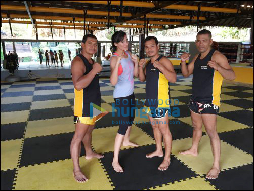 Check out: Nargis Fakhri training for martial arts in Phuket