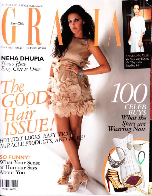 Neha Dhupia’s alluring looks on Grazia cover