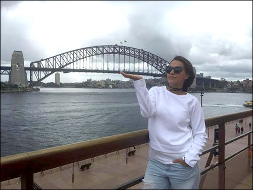 neha dhupia vacations with her family in australia 4