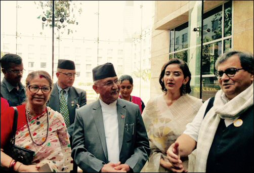 check out celebrities meet nepal pm at a tea party hosted by manisha koirala 4