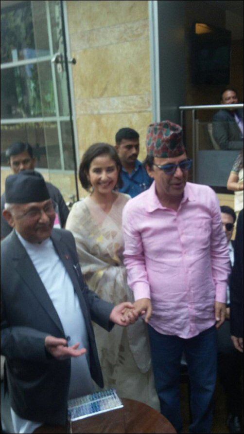 check out celebrities meet nepal pm at a tea party hosted by manisha koirala 5