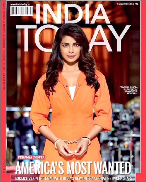Check out: Priyanka Chopra poses as Alex Parrish on the cover of India Today