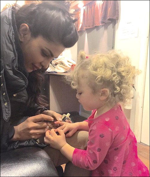 Check out: Priyanka Chopra bonds with co-star’s little daughter