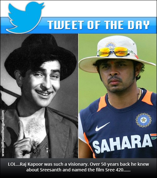 Tweet Picking: Raj Kapoor said “Sree 420”