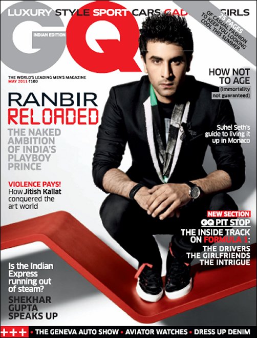 Check Out: Ranbir talking about girls, cars and money in GQ