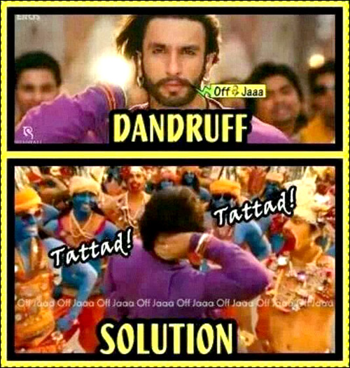 Check out: Ranveer’s anti-dandruff solution