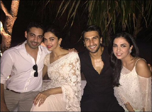 Check out: Ranveer Singh and Deepika Padukone snapped at a friend’s wedding