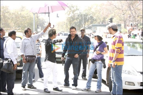 Check Out: Saif shoots for action sequences for Agent Vinod with Peter Heinz