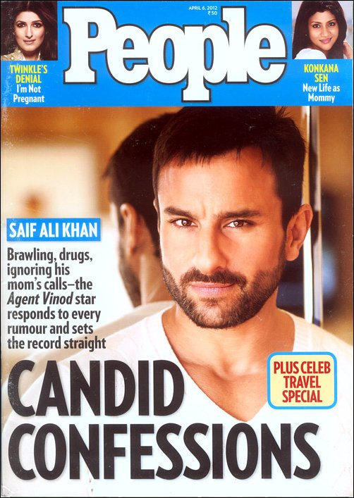 Saif’s candid confessions to People magazine