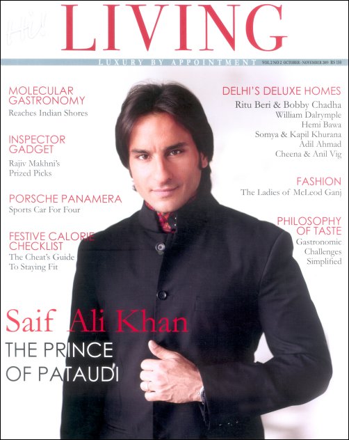 Saif Ali Khan royals it up on Hi! Living