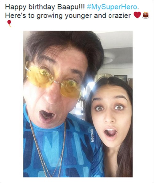 Check out: Shraddha Kapoor celebrates Shakti Kapoor’s birthday