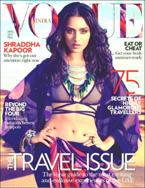Check out: Shraddha Kapoor on the cover of Vogue