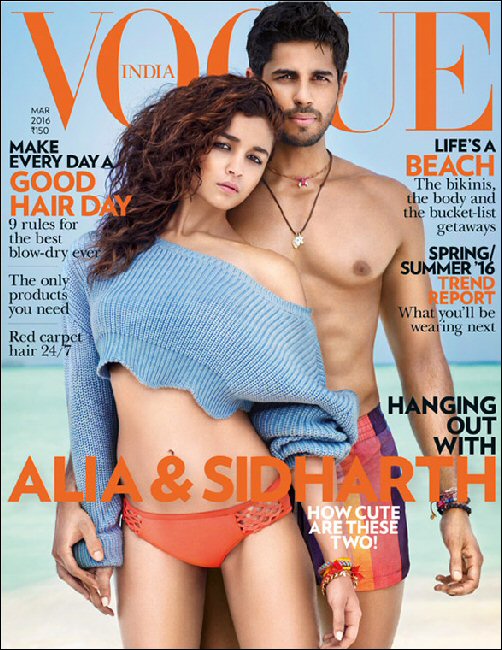 Check out: Alia Bhatt and Sidharth Malhotra sizzle on the cover of Vogue