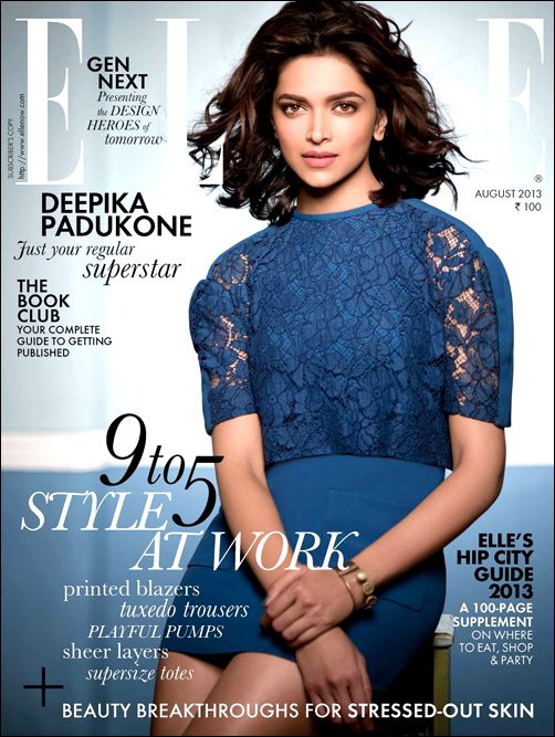 Check out: Deepika Padukone on the cover of Elle : Bollywood News - Bollywood Hungama Check out: Deepika Padukone on the cover of Elle : Bollywood News - Bollywood Hungama