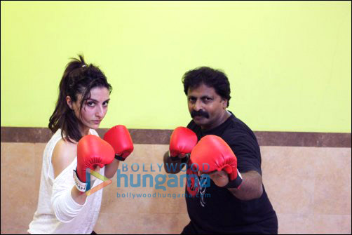 Soha learns martial arts from Yajness Shetty