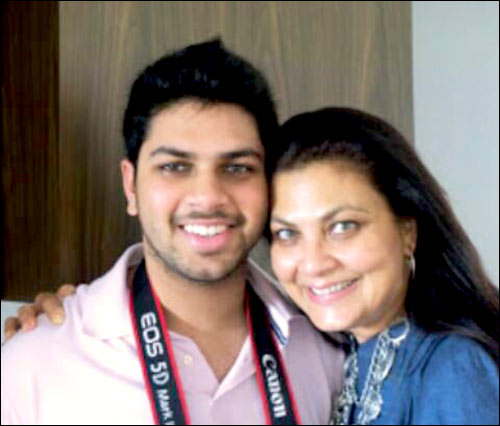 Check out: Kimi Katkar with her son Siddhant