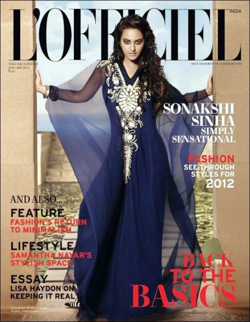 Sonakshi Sinha sparkles on L’Officiel cover