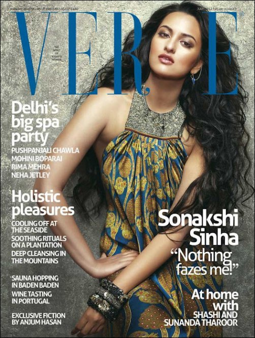 Sonakshi sparkles on cover of Verve