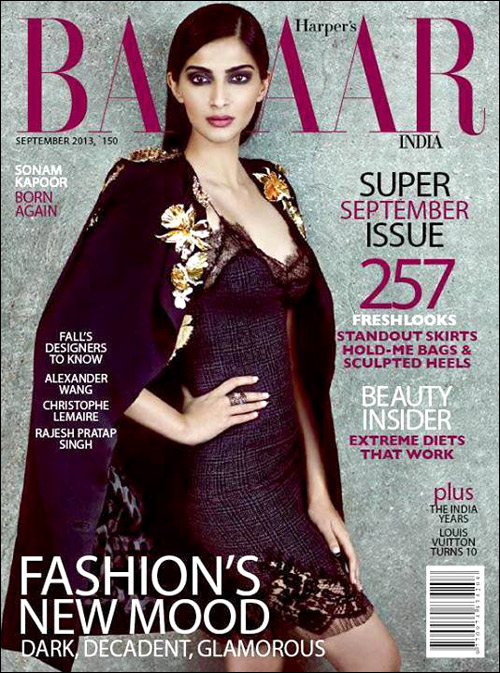 Check out: Sonam Kapoor on cover of Harper’s Bazaar