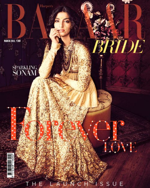 Check out: Sonam on cover of Harper’s Bazaar Bride