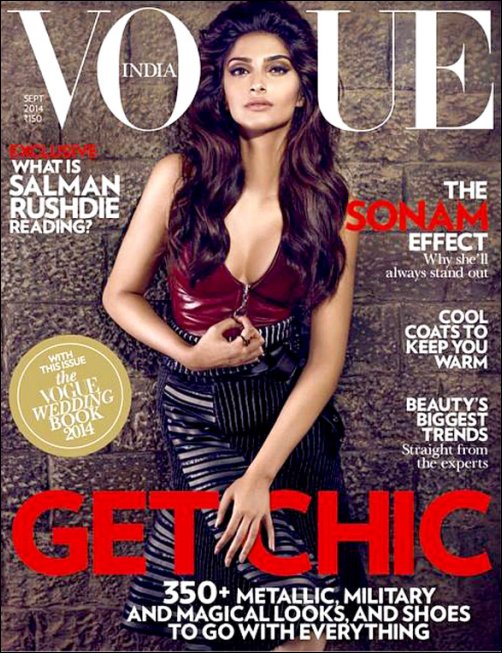 Check out: Sonam Kapoor on the cover of Vogue