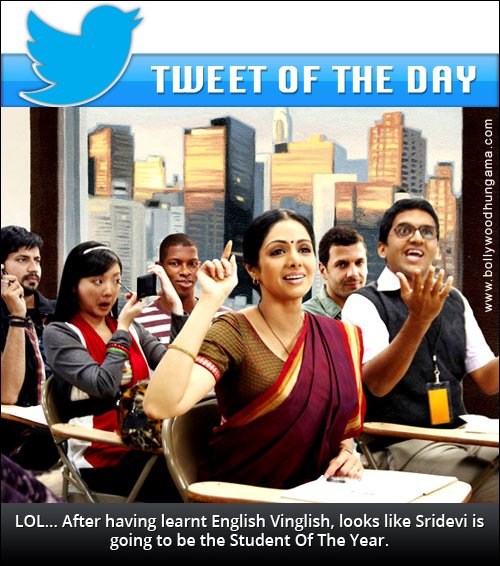 Tweet Picking: Sridevi is SOTY