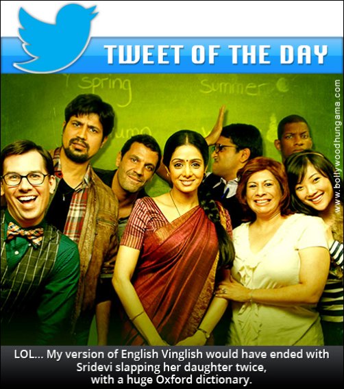 Tweet Picking: English Vinglish…Sridevi style!