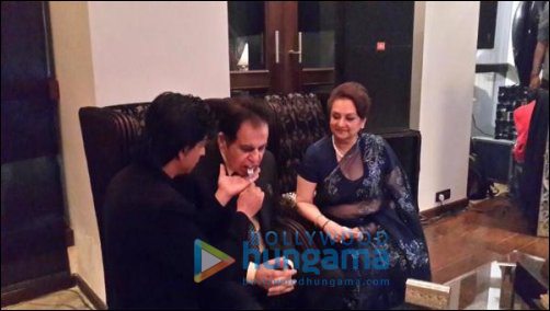 Check out: SRK, Dilip Kumar at Eid celebrations