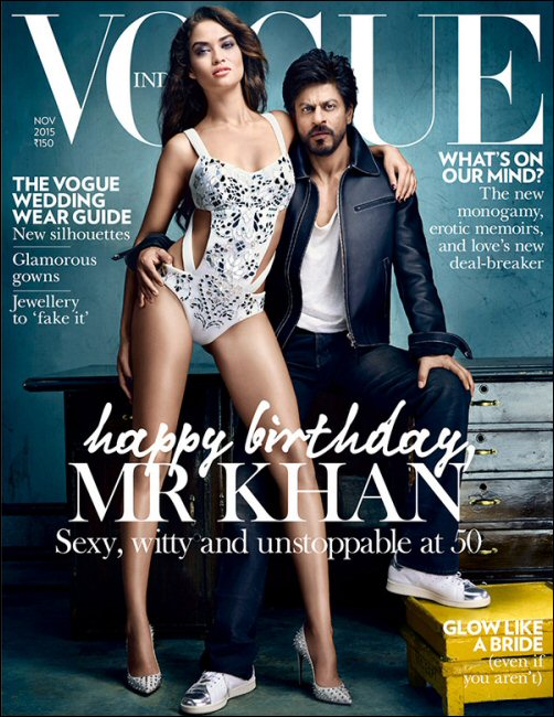Check out: Birthday boy Shah Rukh Khan shines on Vogue cover