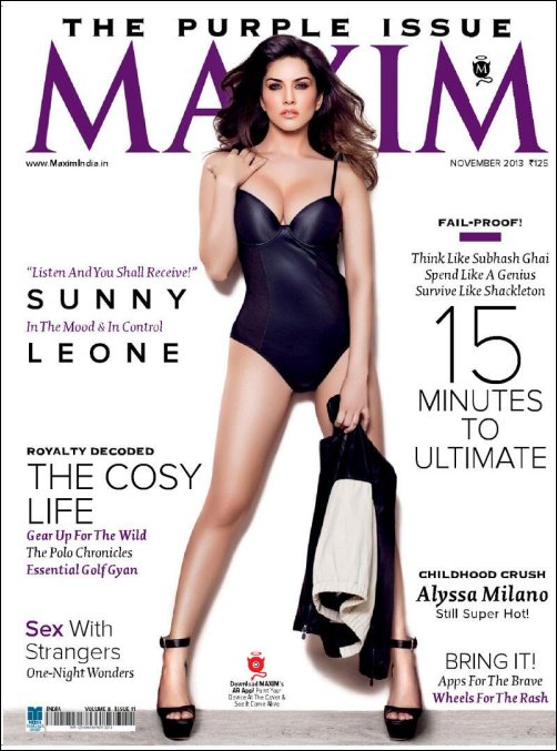 Check out: Sunny Leone on Maxim cover
