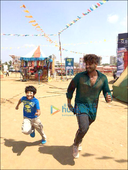 Check out: Arjun with cousin Jahaan on Tevar set