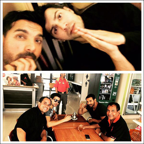 Check out: Varun Dhawan clicks pictures with John Abraham