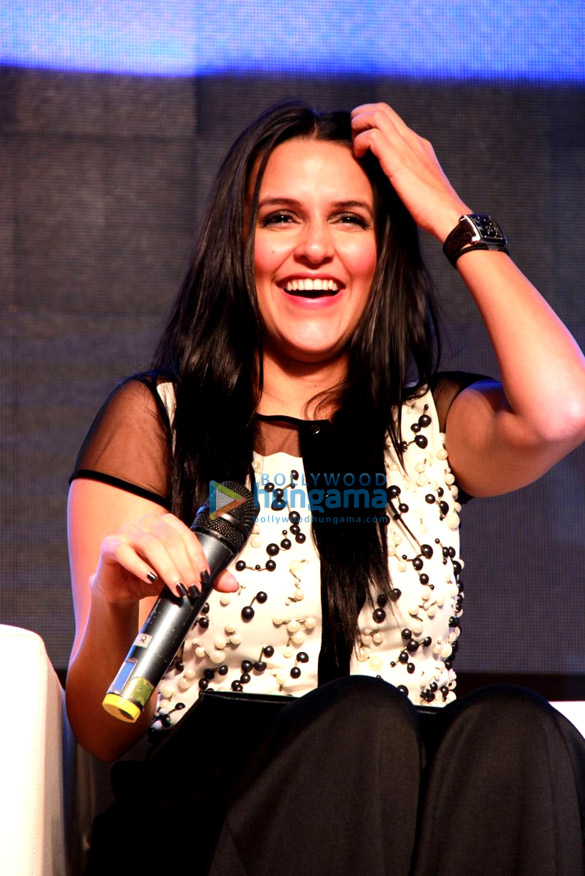 amitabh bachchan neha dhupia dia mirza at rotary club of bombays wow district conference 2015 6