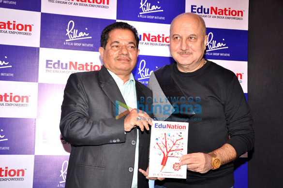 anupam kher at the launch of book edu nation 2