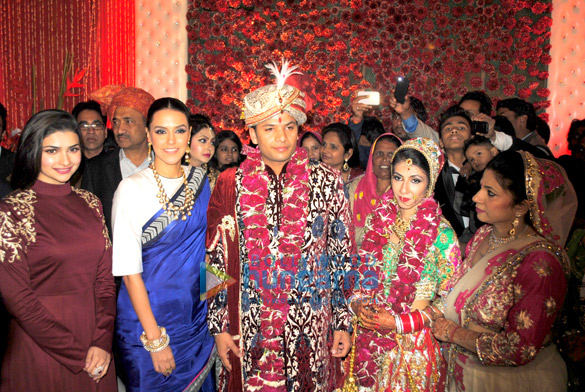 celebs grace producer krishna choudharys daughter lalitas wedding 3