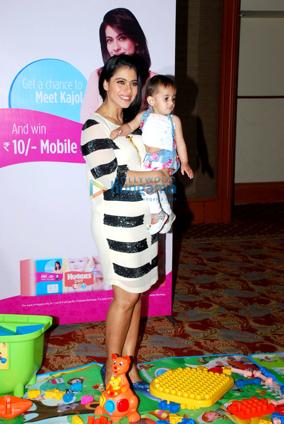 kajol promotes huggies 9
