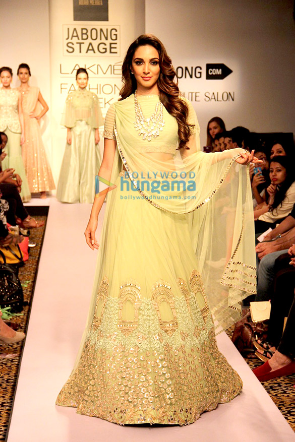 kiara advani walks for shilpa reddy at lakme fashion week 2015 3