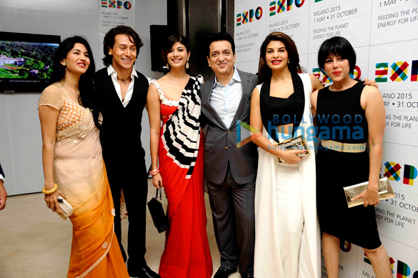 jacqueline fernandez tiger shroff jackie shroff sajid nadiadwala grace an evening by consulate general of italy indo italian chamber of commerce 2