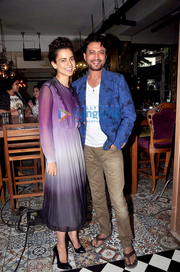 kangna ranaut and irrfan khan snapped after the shoot of anupama chopras show 2