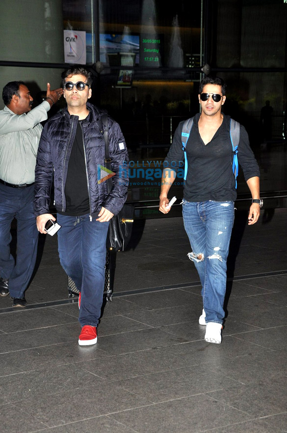 salman khan varun dhawan and others snapped returning from aiba in dubai 3