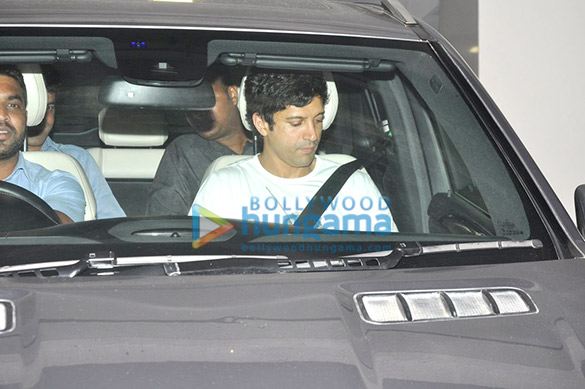 farhan akhtar javed akhtar snapped post meeting at aamir khans house 7