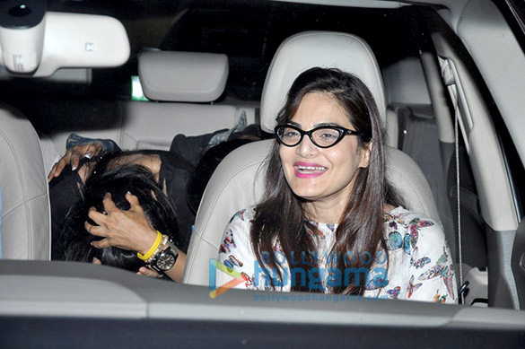 salman khan snapped with family at citylight cinema 5