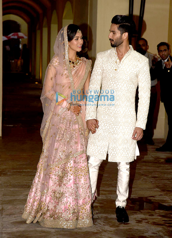 shahid kapoor and mira rajput pose for media post their wedding 3