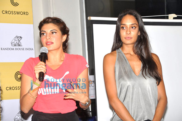 jacqueline fernandez lisa haydon launch namrata purohits book the lazy girls guide to being fit 4
