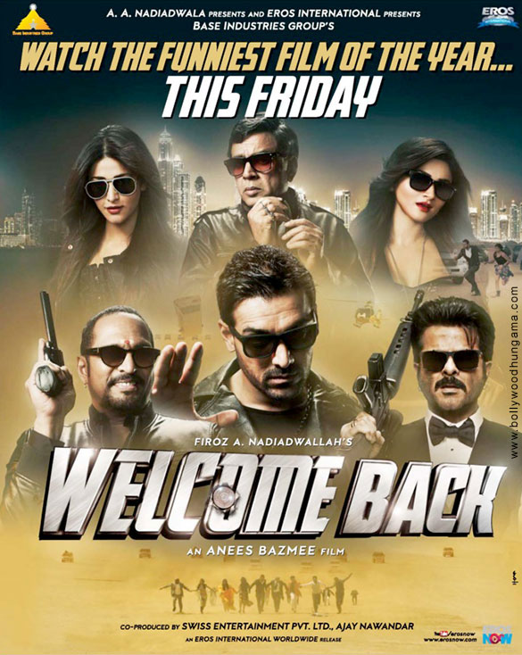 welcome back movie poster