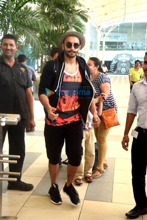 ranveer singh returns from goa 2