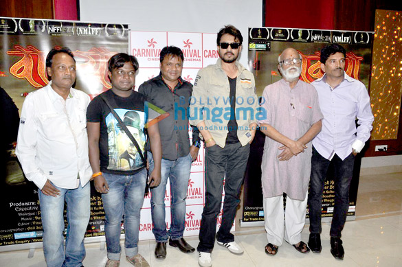 irrfan khan at the media meet of marathi movie wakya 3